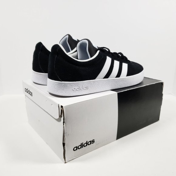 Adidas Women's VL Court 2.0 - Black/White 8M - Picture 2 of 5